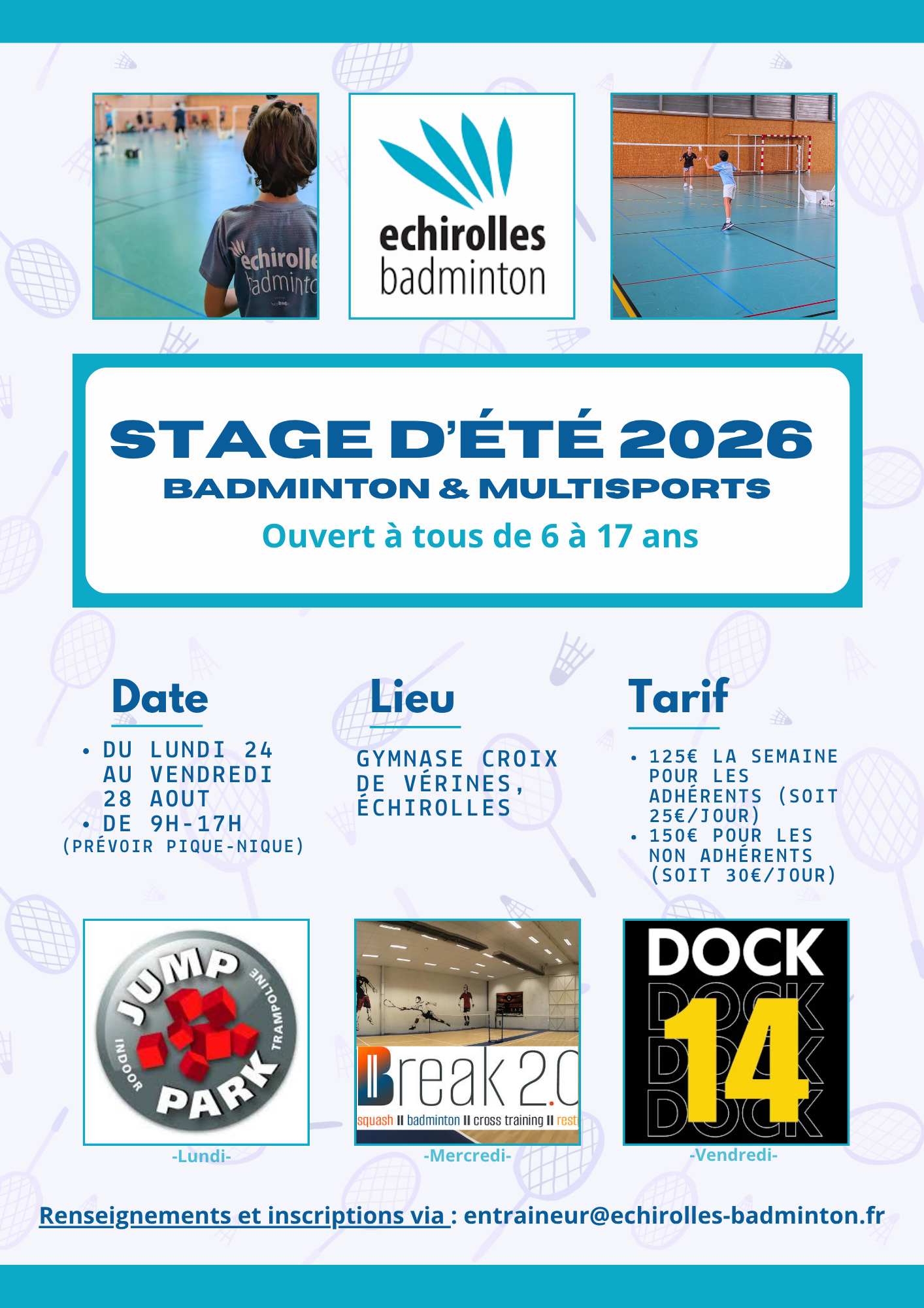 Stage Toussaint